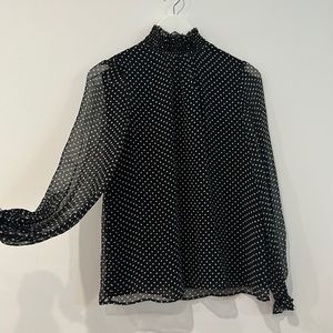 Sezane polka dot matching set